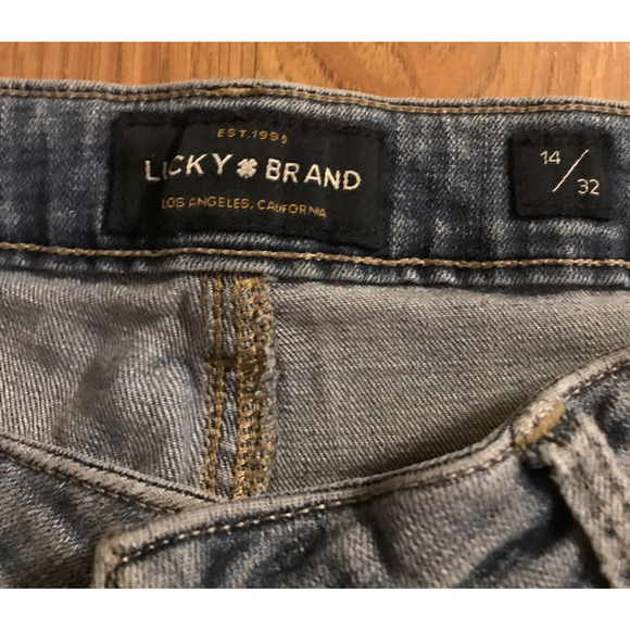 Lucky Brand Hayden Skinny Jeans Women's Size 14/32 Blue Mid Rise Medium Wash - Picture 3 of 10